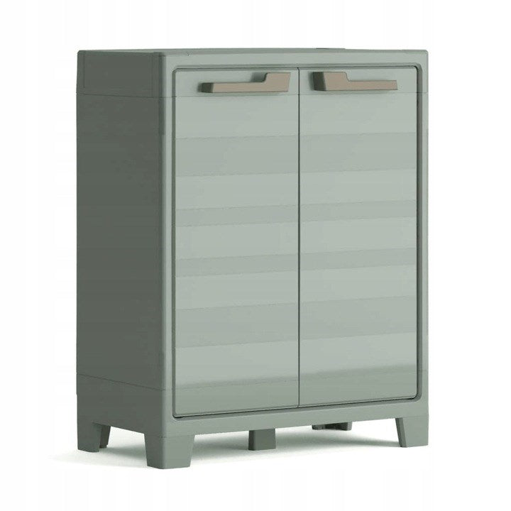 KETER Low Cabinet Green - Compact Storage Solution