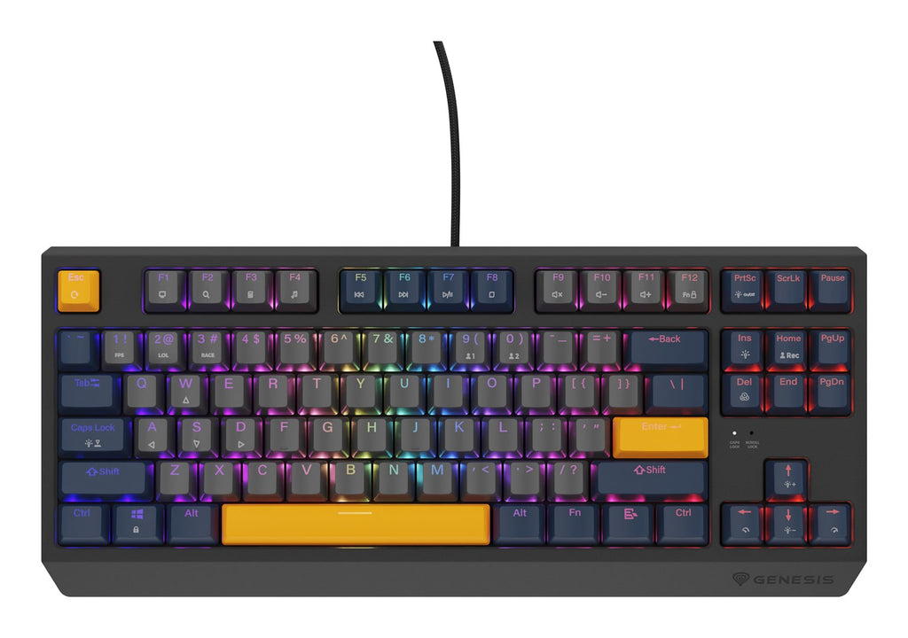 GENESIS Thor 230 TKL Keyboard Gaming USB QWERTY English Blue
