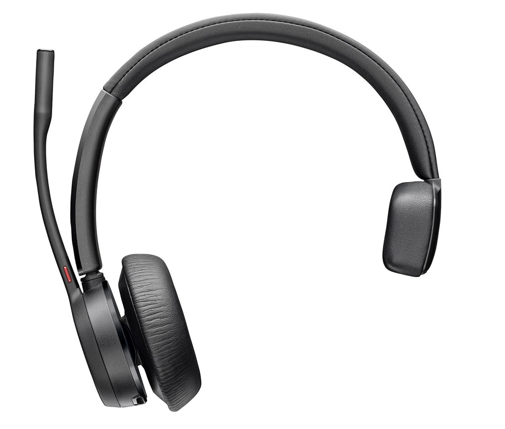 HP POLY Poly Voyager 4310-M Headset - On-Ear - Bluetooth - USB-C - Black - Certified for Microsoft Teams - 77Y97AA