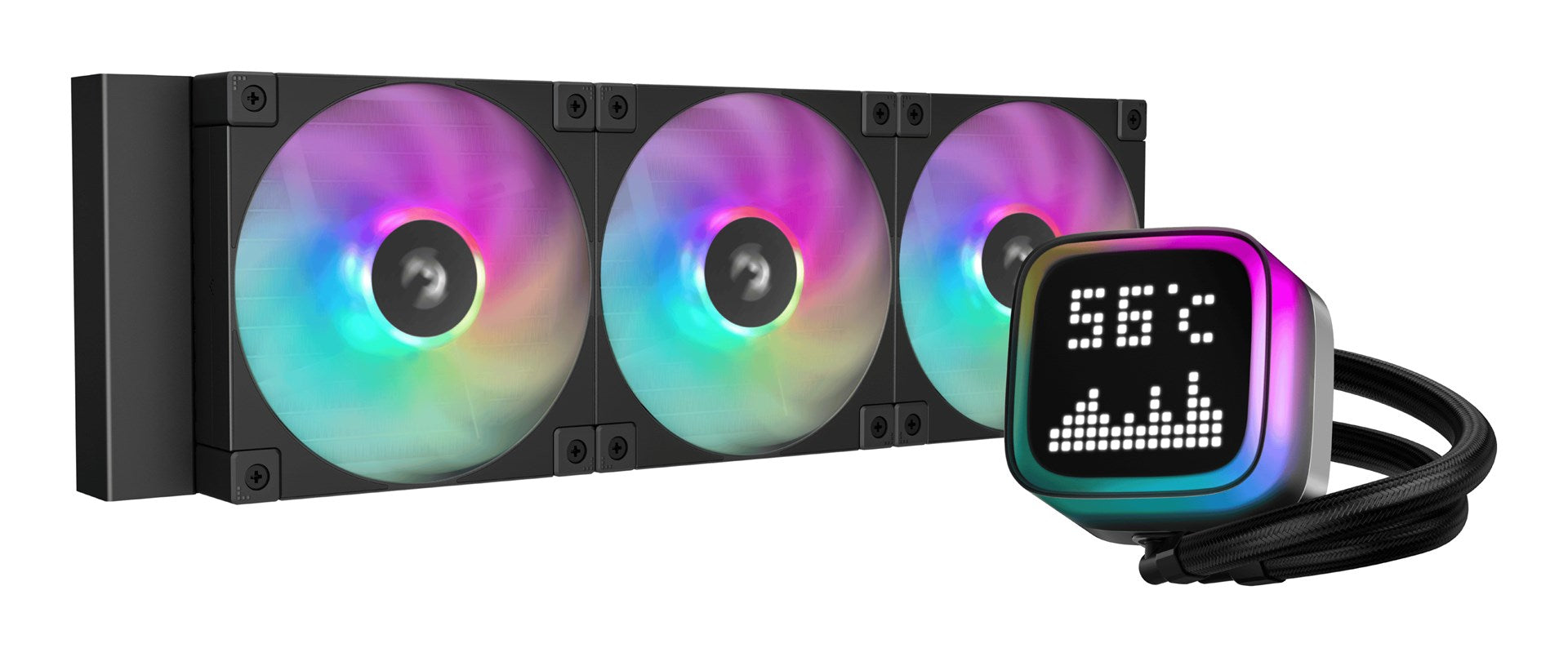 DeepCool LP360 Computer case  Processor All-in-one liquid cooler 12 cm Black 1 pc(s)