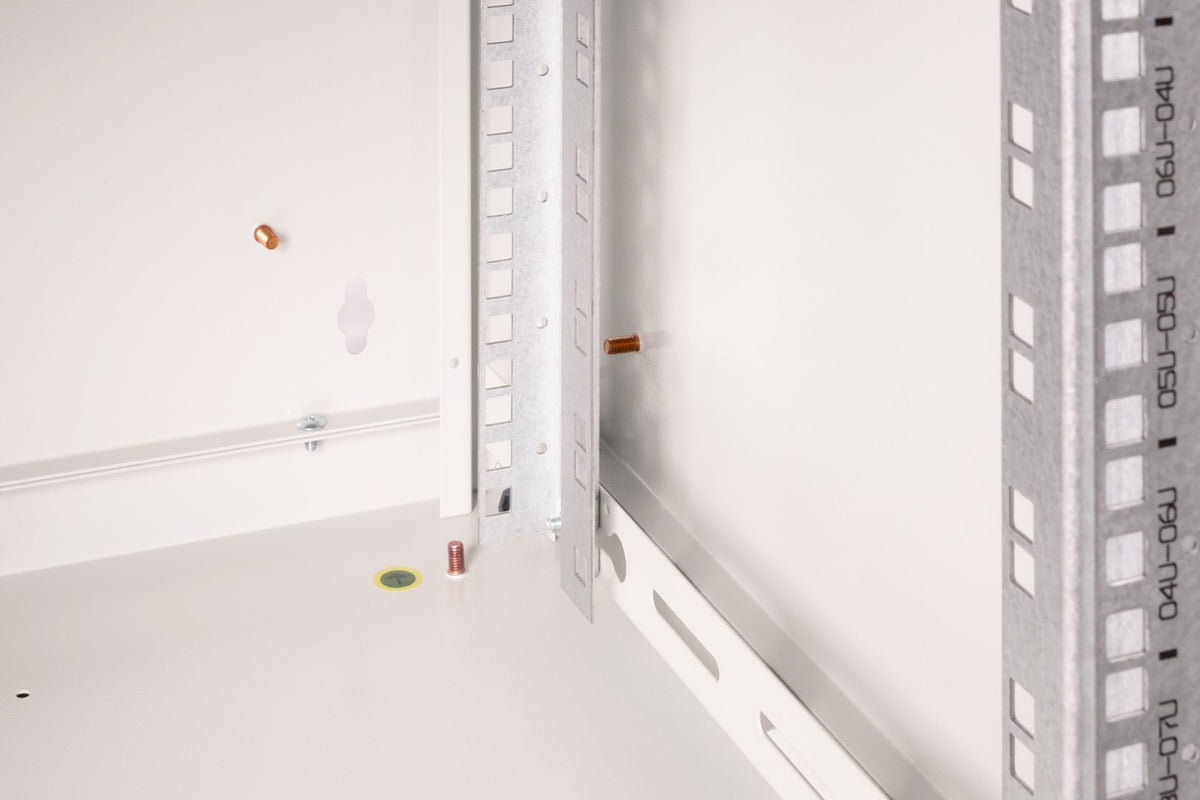DIGITUS Wall Mounting Cabinet Unique Series, 9U, 600x600 mm, Grey, DN-19 09U-6/6