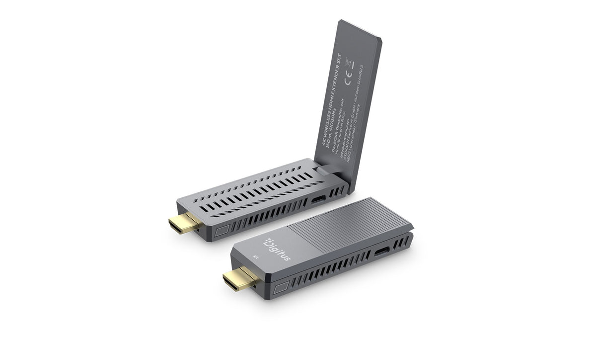 DIGITUS 4K Wireless HDMI Extender Set 150 m 4K/60Hz KVM Model 586026