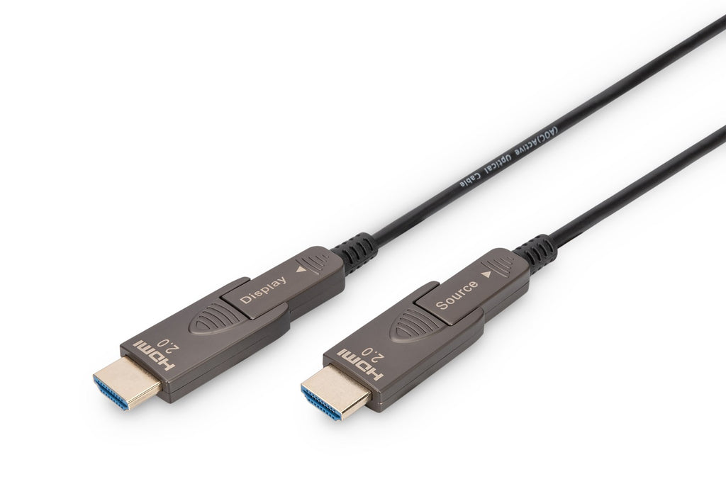 Digitus 4K HDMI AOC Hybrid Fiber Optic Cable 10 m with Removable Plug