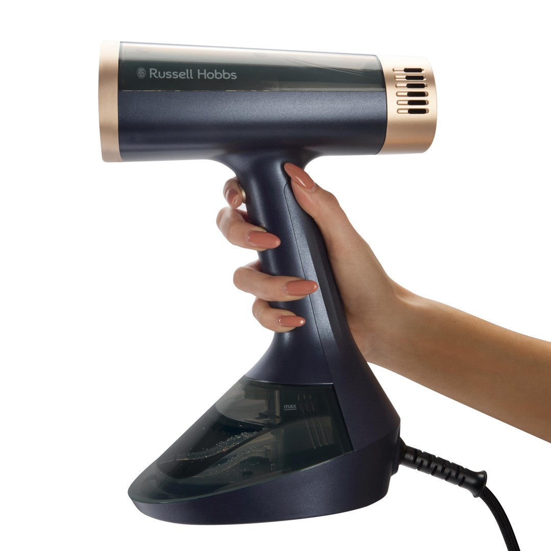 Russell Hobbs 28550-56 garment steamer Handheld garment steamer 0.2 L 1400 W Blue  Gold