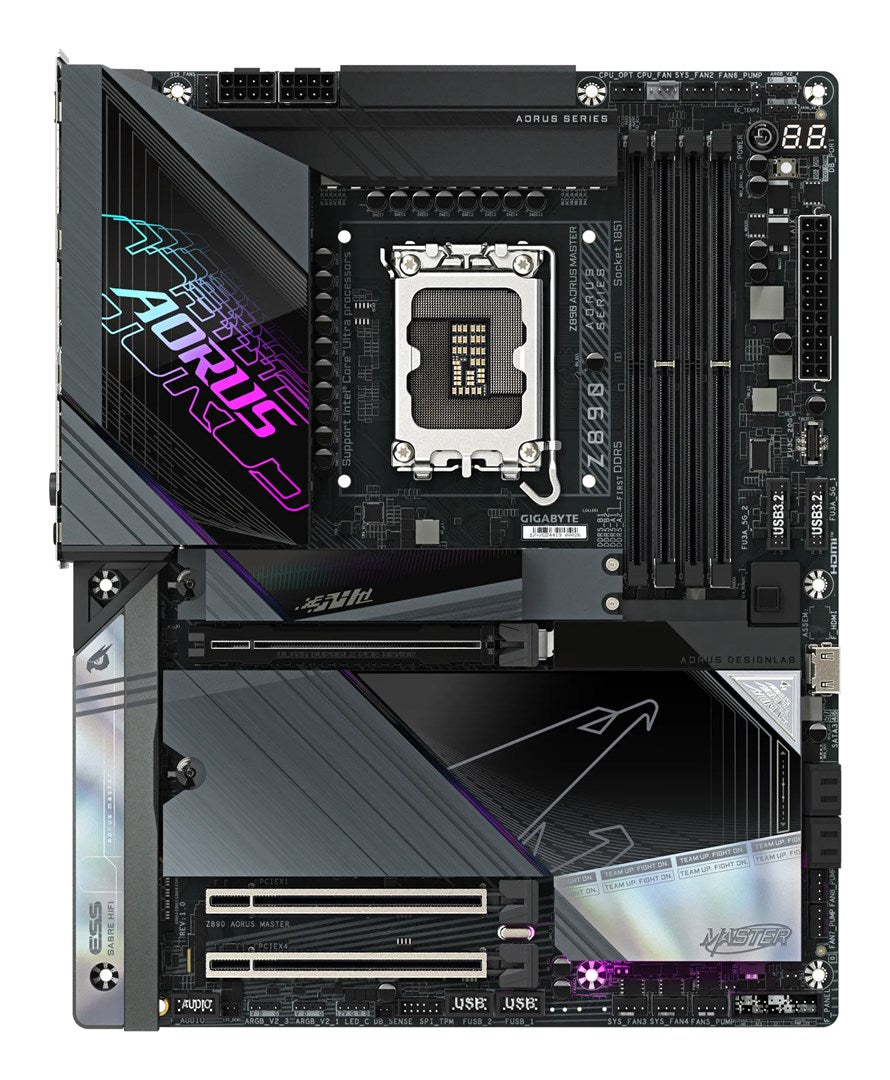 GIGABYTE AORUS Z890 MASTER Motherboard ATX LGA1851 Socket Z890 Chipset (Z890 AORUS MASTER) USB4