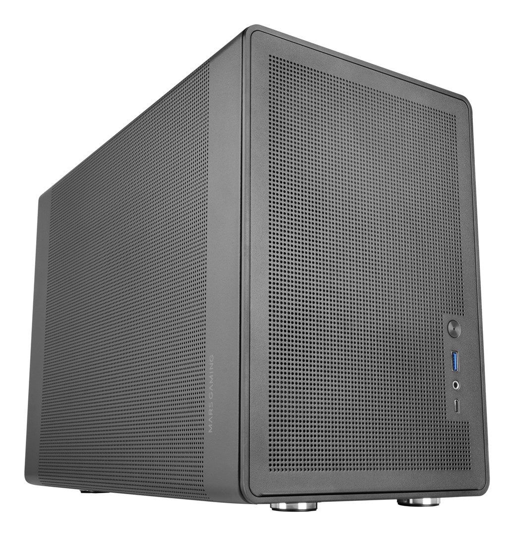 Mars Gaming MC-XPRO Mini Tower Black - Ultra-Compact MicroATX Case