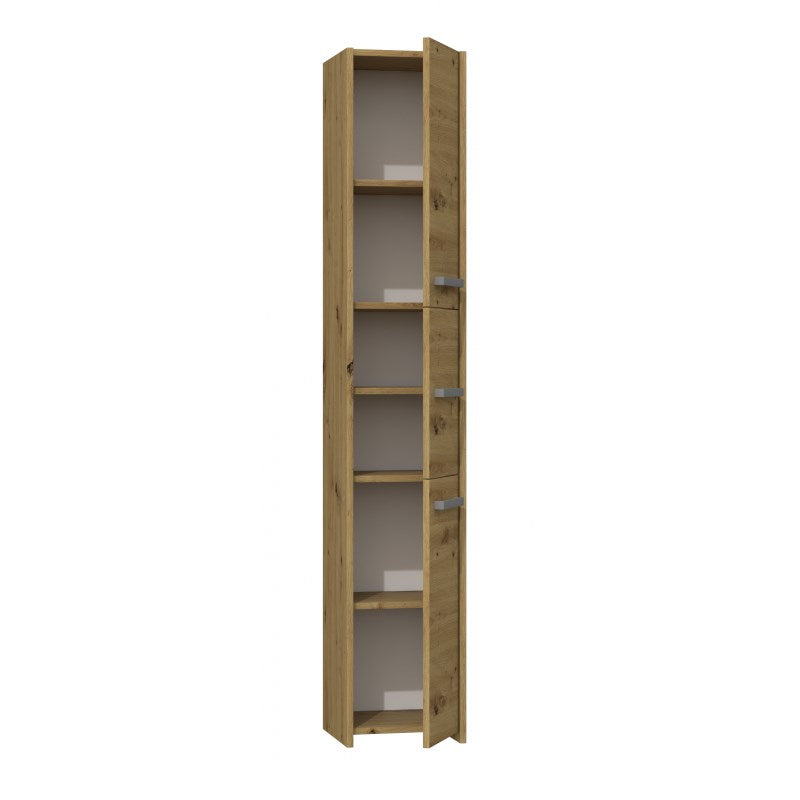 Topeshop S33 ARTISAN Bathroom Storage Cabinet Oak