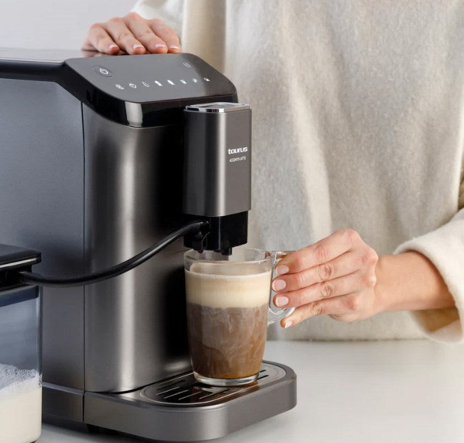 Taurus Espresso Machine 20 Bar White Coffee Accento Latte