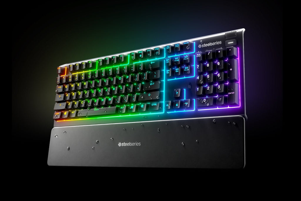 SteelSeries Apex 3 Gaming Keyboard Wired RGB IP32 Water Resistant 64795