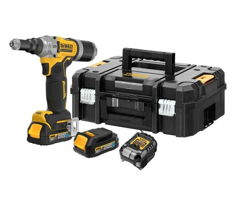 DeWALT DCF414E2GT Cordless Riveter 18V XR - 2 Batteries Included 20KN