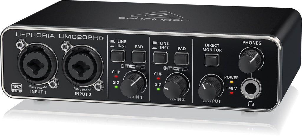 Behringer UMC202HD Recording Audio Interface