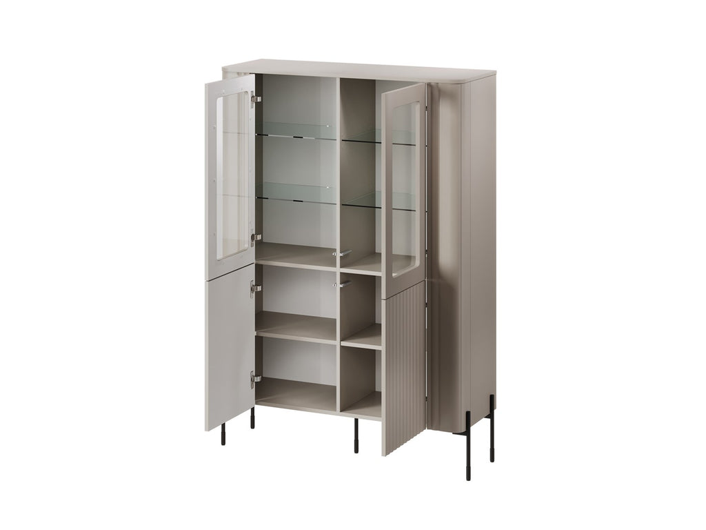 Cama VERA Display Cabinet 110x40x160 Matt Cashmere