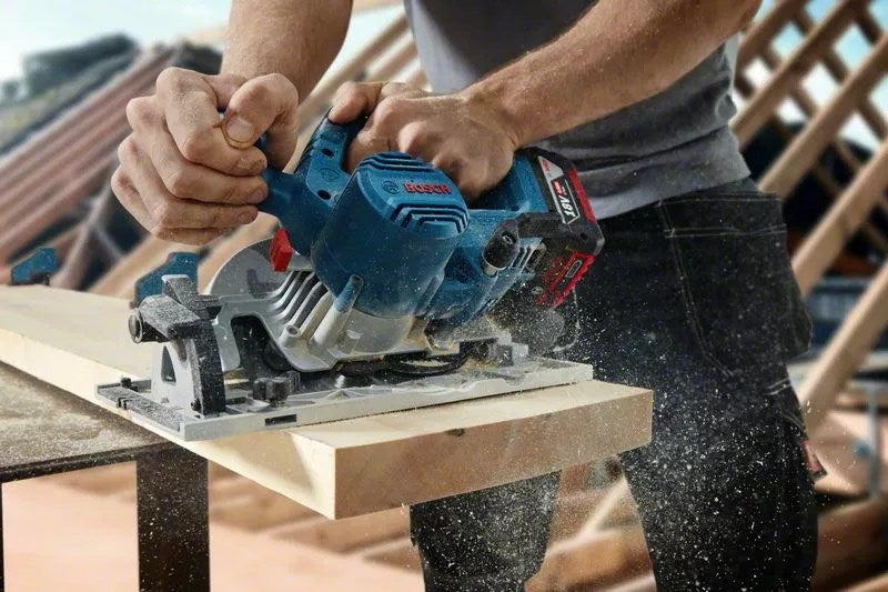 Bosch GKS 185-LI 16.5 cm Black  Blue  Grey 5000 RPM