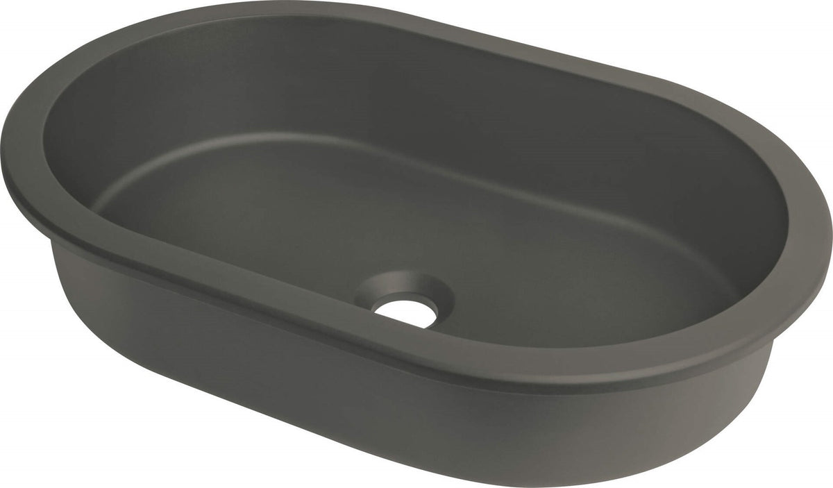 Deante Granite Undercounter Washbasin - Metallic Anthracite - 390x588x145 mm