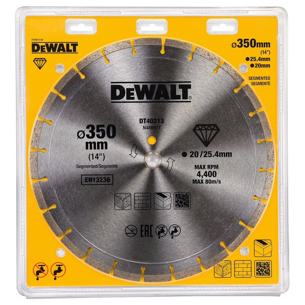 DeWALT Diamond Saw Blade 300 mm for Angle Grinders DT40213-QZ