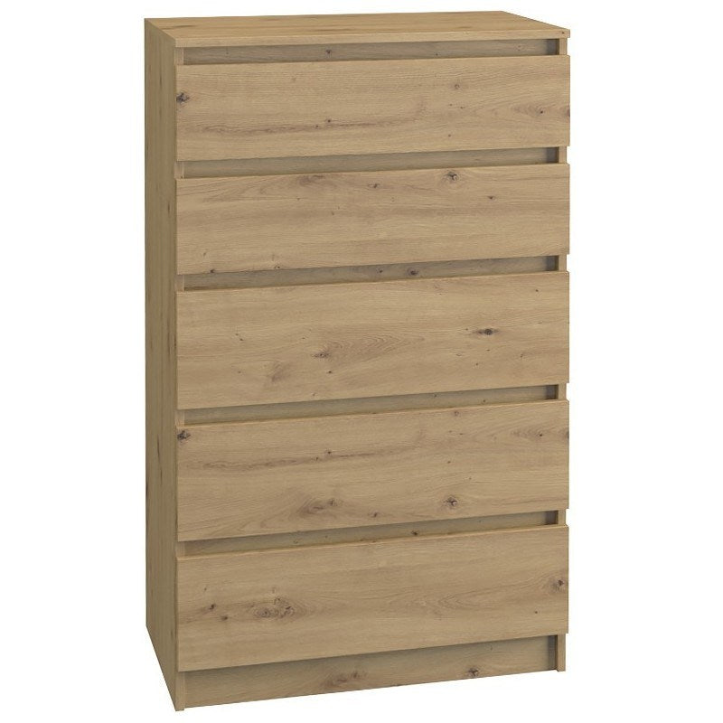 Topeshop M5 Chest of Drawers Artisan Oak Color