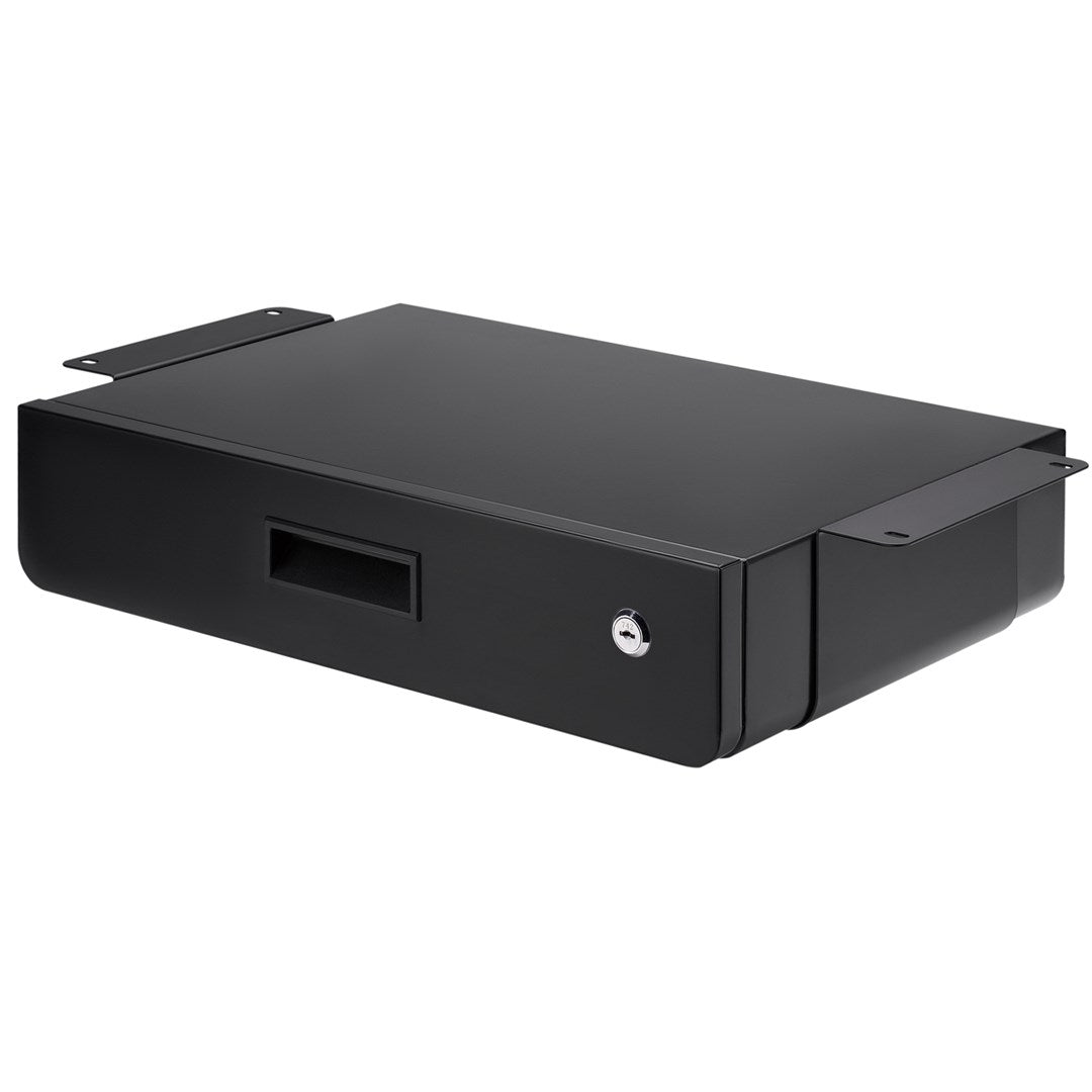 Maclean MC-461 Under Desk Lockable Drawer Organizer Black max 5 kg