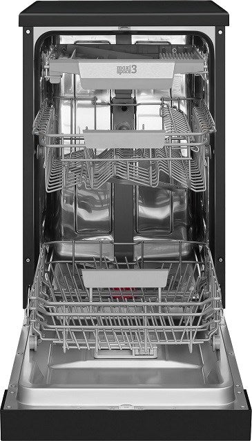 Amica Dishwasher Freestanding Black Adjustable Baskets DFM46C8EOiBH