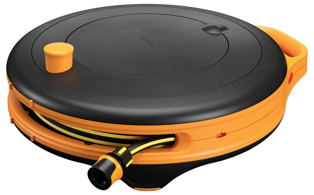 Fiskars Comfort Waterwheel Hose Reel 9 mm x 15 m Black Orange