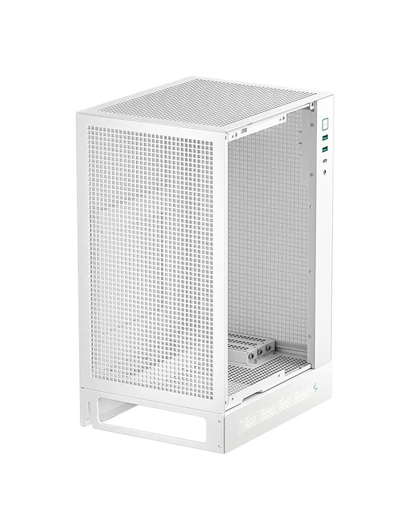 DEEPCOOL CH170 Digital Mini Tower Case - M-ITX Form Factor - White