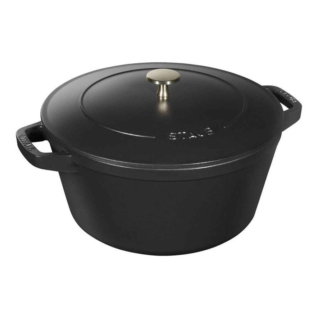 Staub Round Cast Iron Casserole 4.2L Enamelled