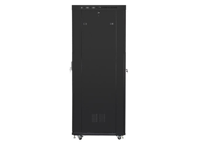 Lanberg Free-standing Rack Cabinet 42U Black FF01-6042-23BL - 1200 kg Capacity, LCD Display, Key Lock