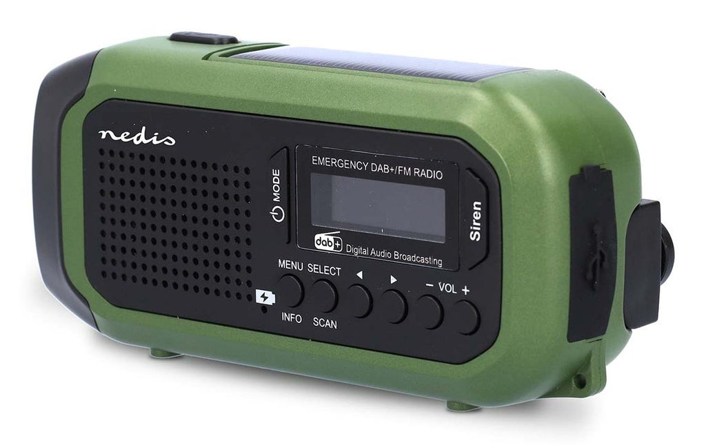 Nedis RDDBCR2000GN radio Portable Digital Black  Green