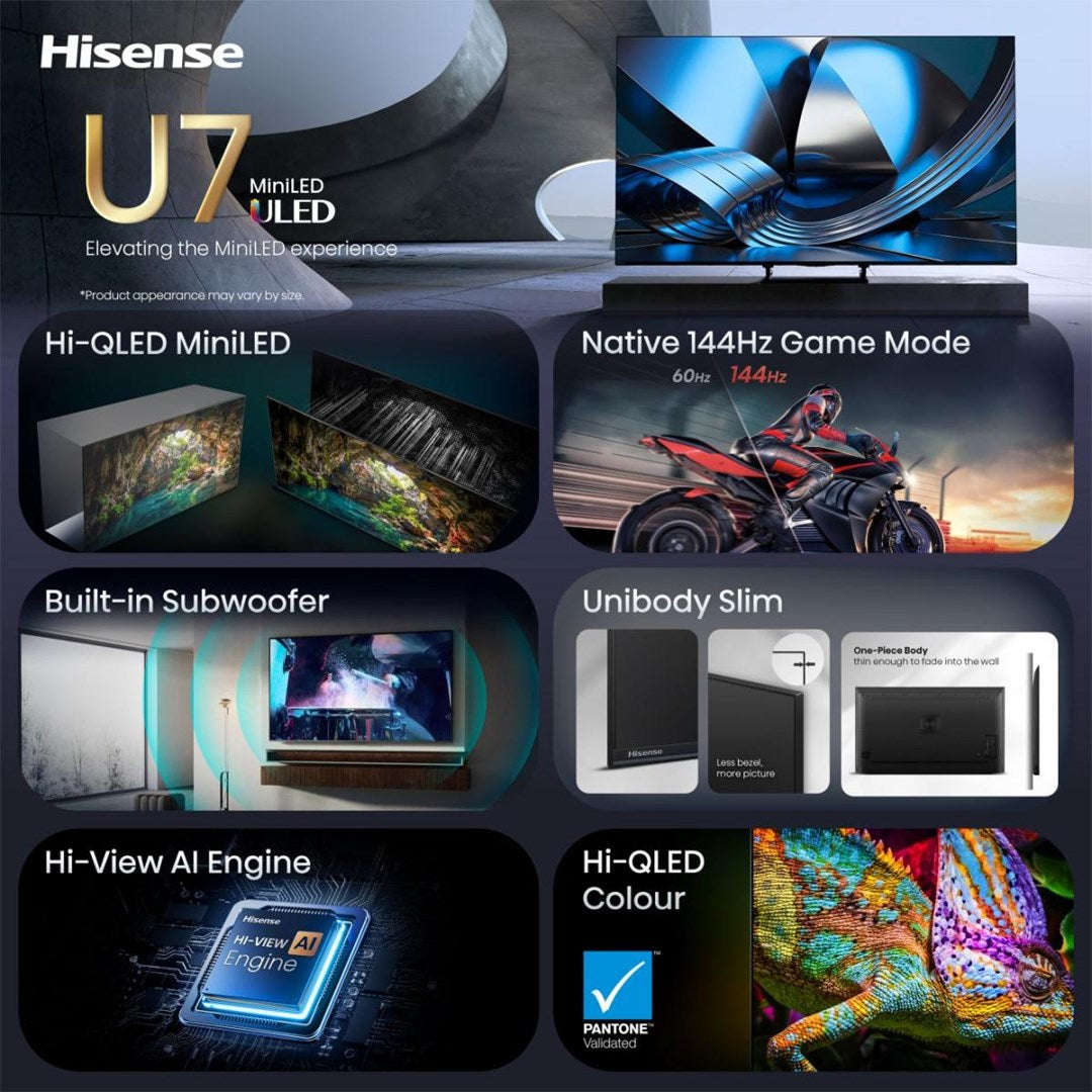 Hisense 55" 4K Ultra HD Smart TV 3840 x 2160 Dolby Vision IQ HDR10+ 100833652