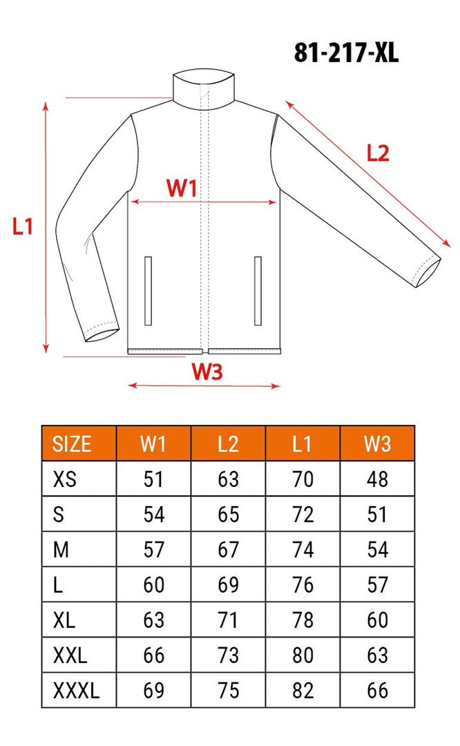 NEO TOOLS Jacket XL 1082 g Cotton 210 g/m² Model TOP-81-217-XL