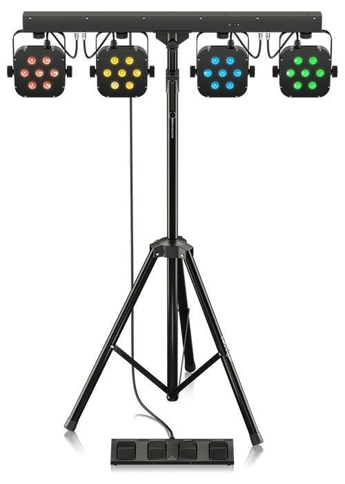 Behringer STAGE TRI LED BUNDLE ST1 Set of 4xLEDPAR with Controller + Stand