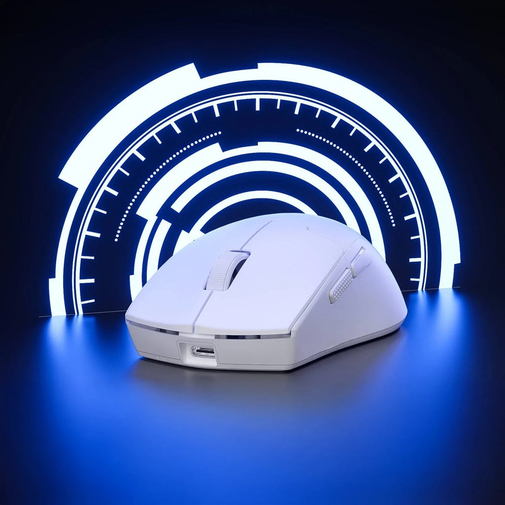 REDRAGON M918W & K1NG PRO MAX & Biały mouse RF Wireless + Bluetooth + USB Type-C
