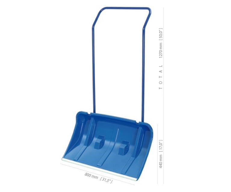 Prosperplast Shovel Double 2000 g 1300 mm x 800 mm x 120 mm Arctic Blue Model 458155