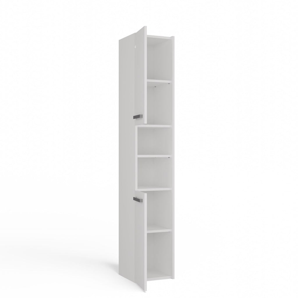 Topeshop S30 BIEL Bathroom Storage Cabinet White