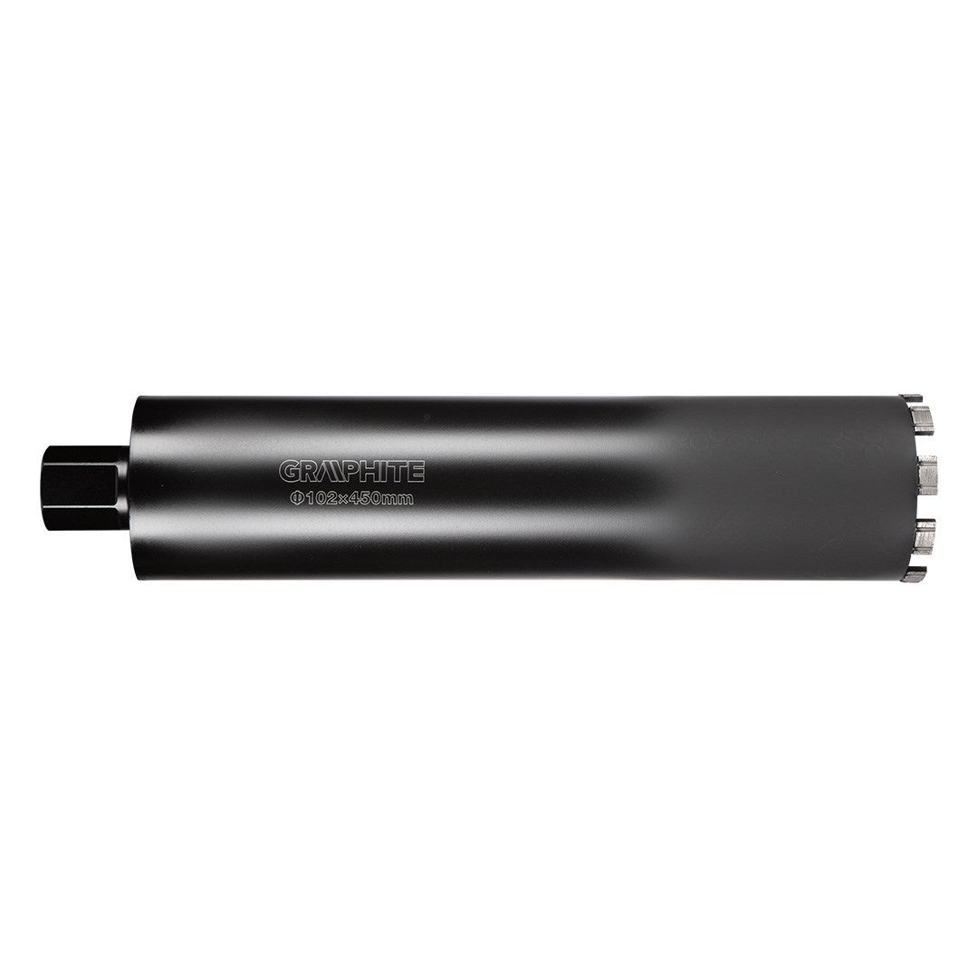 GRAPHITE Diamond Holesaw 102 mm for 58G540 3080 g 120 mm Width Model 57H862