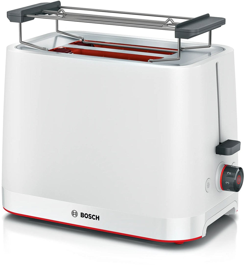 BOSCH TAT3M121 Toaster White Compact 2-Slice