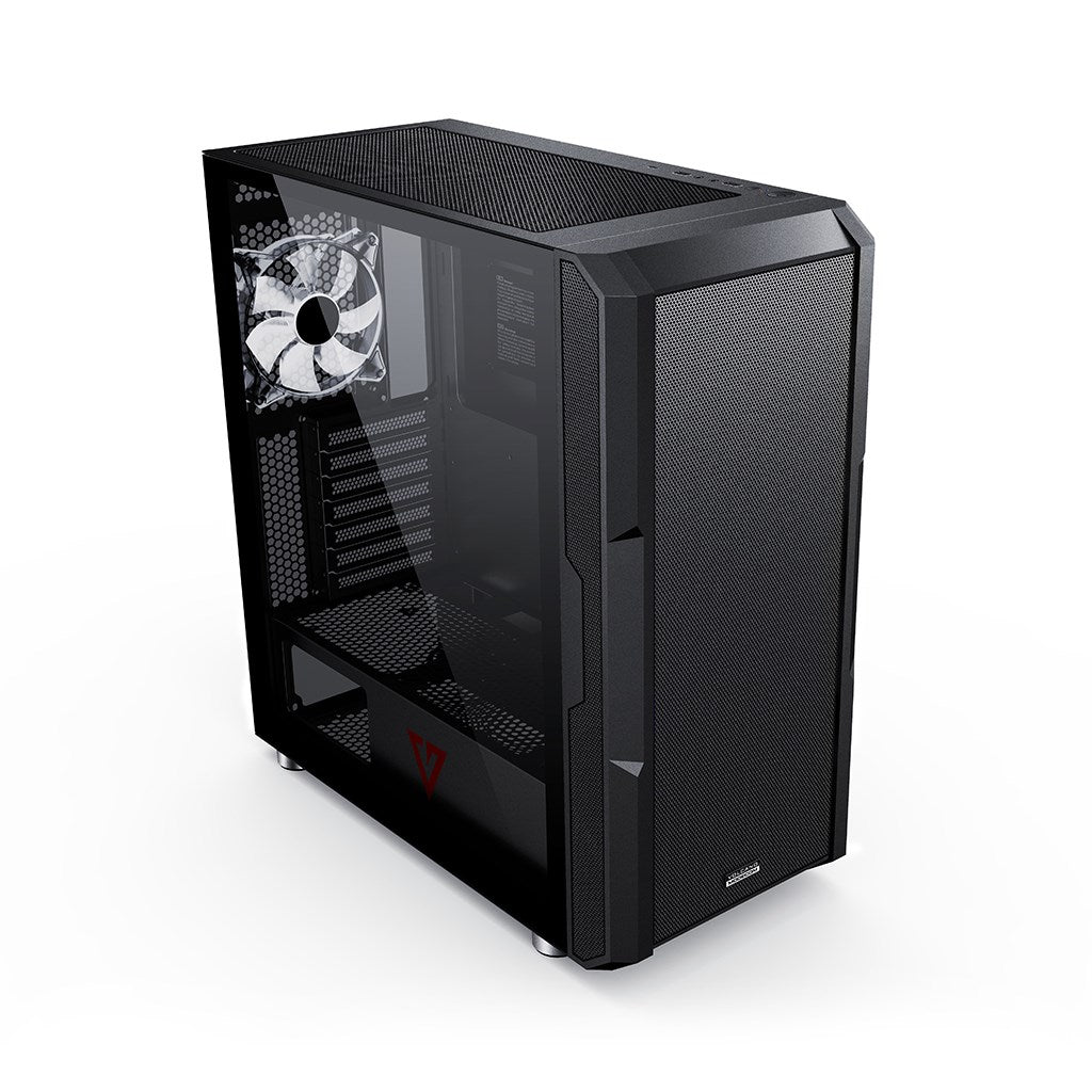 Modecom AMIRANI ARGB Midi Tower PC Case - Black - ATX/ITX/micro ATX (AT-AMIRANI-PG-10-000000-0002)