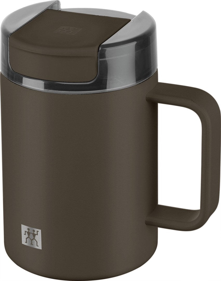 ZWILLING THERMO PLUS Kubek termiczny z uchwytem - 380ml  brązowy