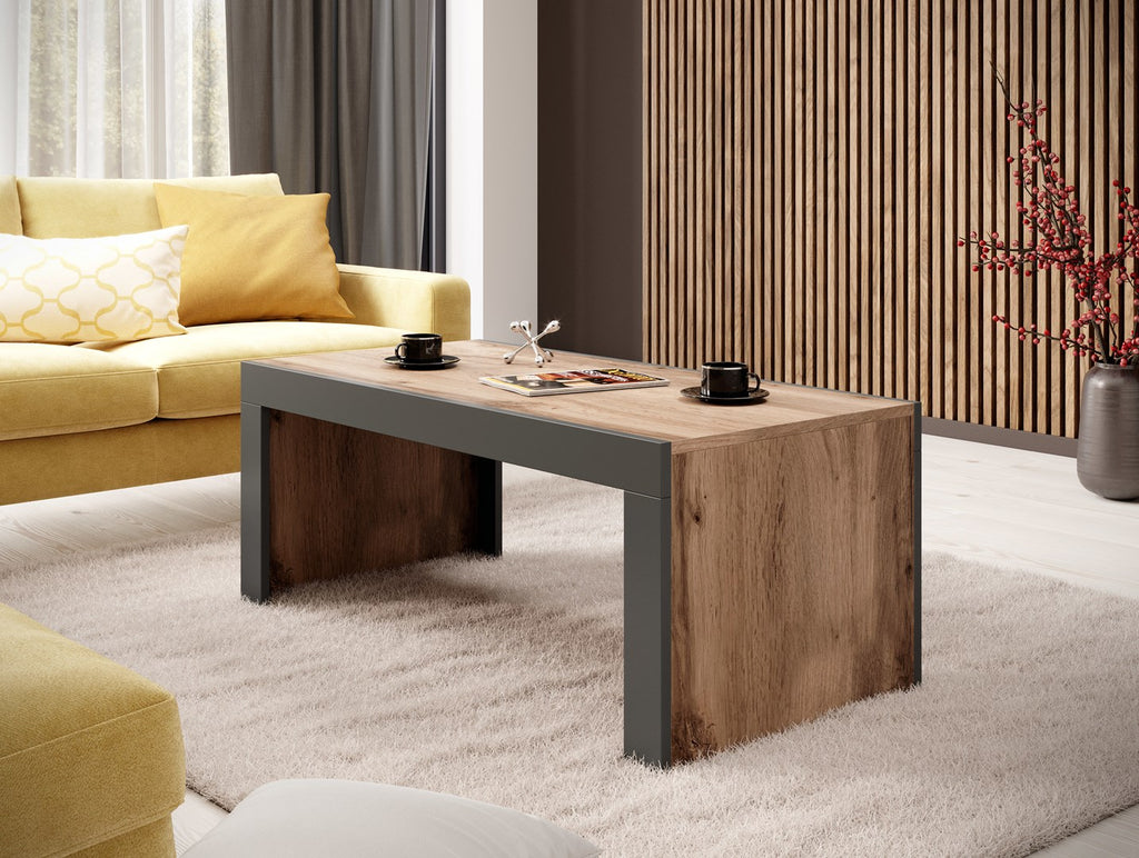 Cama MILA Bench/Table 120x60x50 Oak Wotan/Anthracite