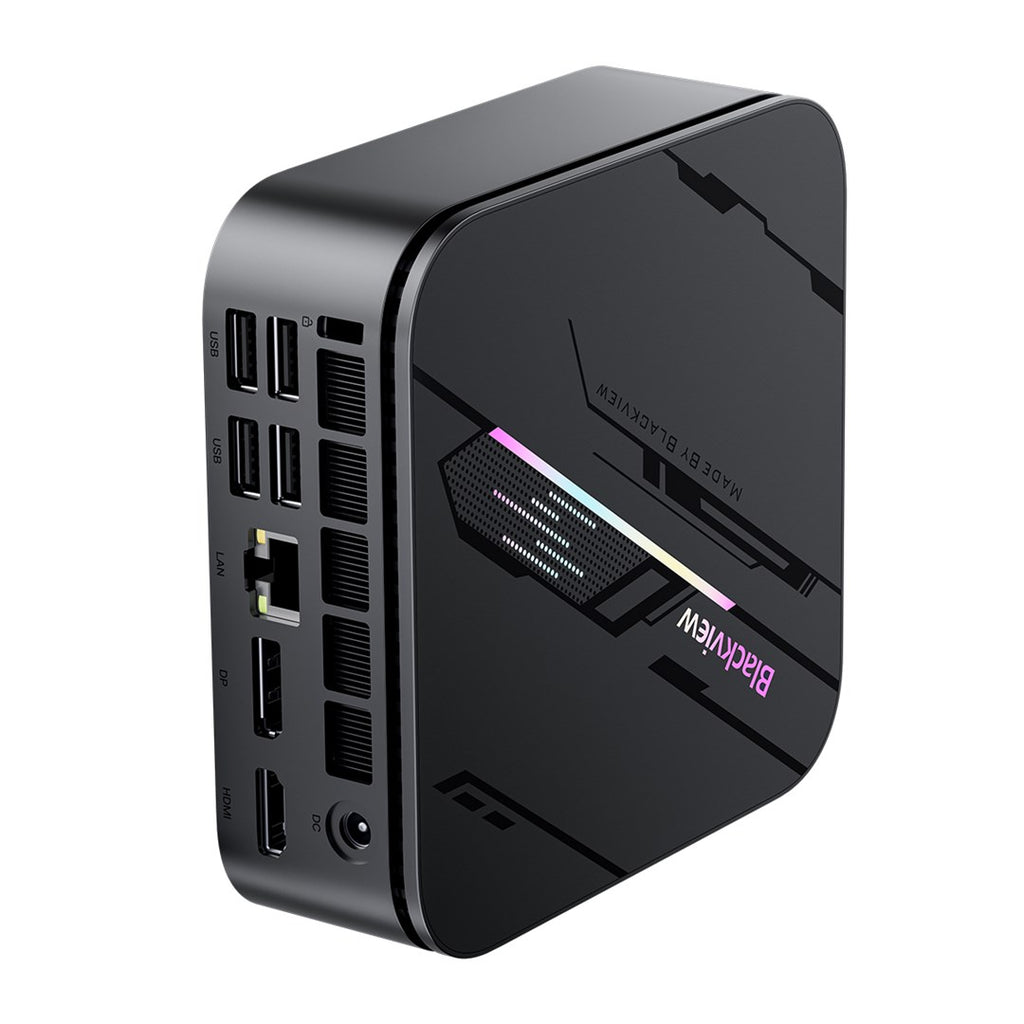 Blackview Mini PC MP100 Pro, AMD Ryzen 5 7430U, 16GB LPDDR4, 512GB SSD, Wi-Fi 6
