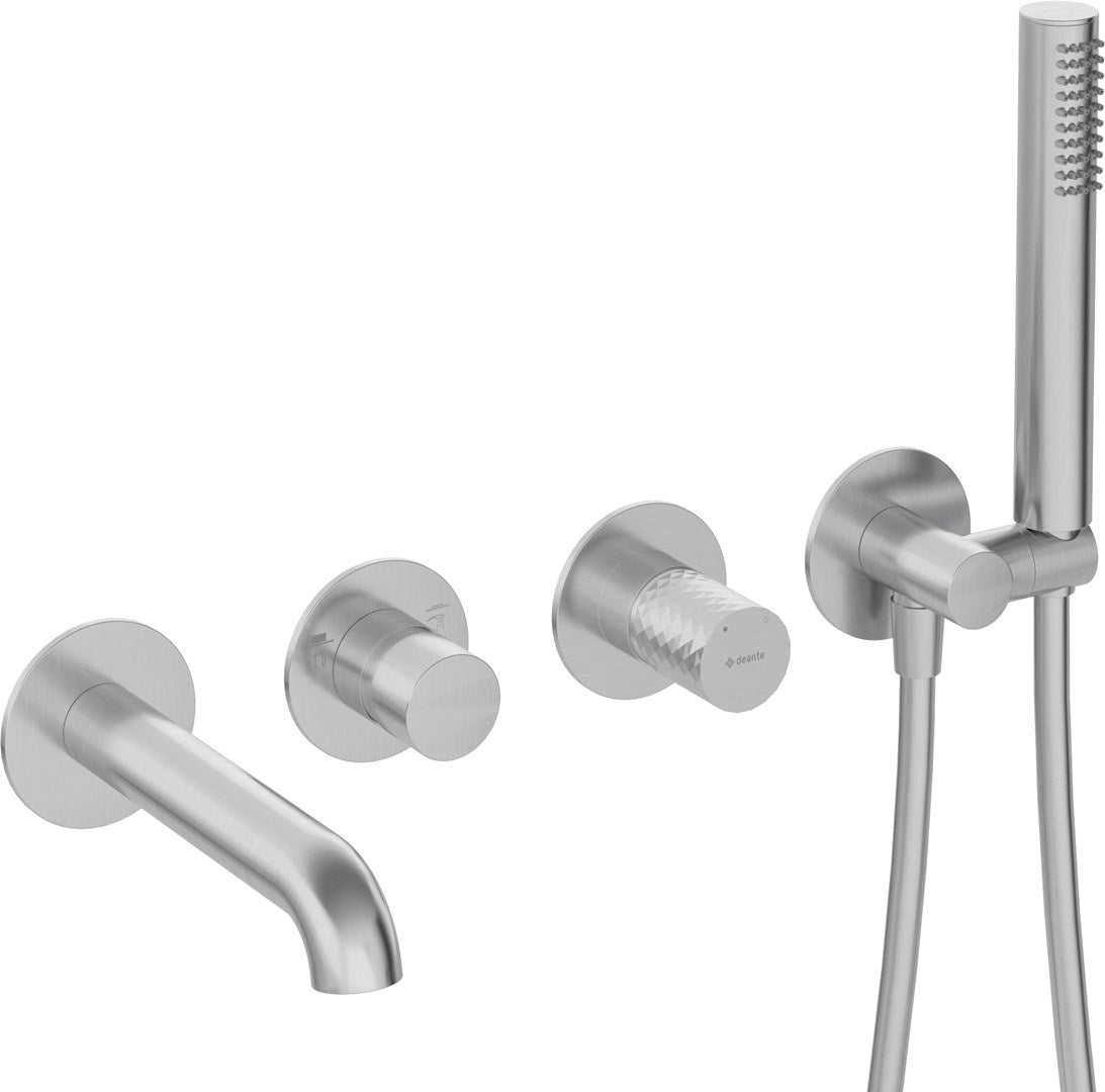 deante 4-Hole Concealed Bath Mixer Tap 3350 g 180 mm x 200 mm x 310 mm BHS_F18P
