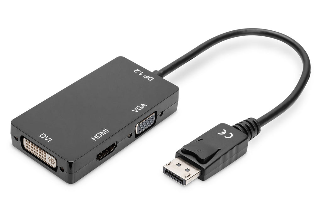 DIGITUS DisplayPort 3in1 Adapter/ Converter | Model AK-340418-002-S