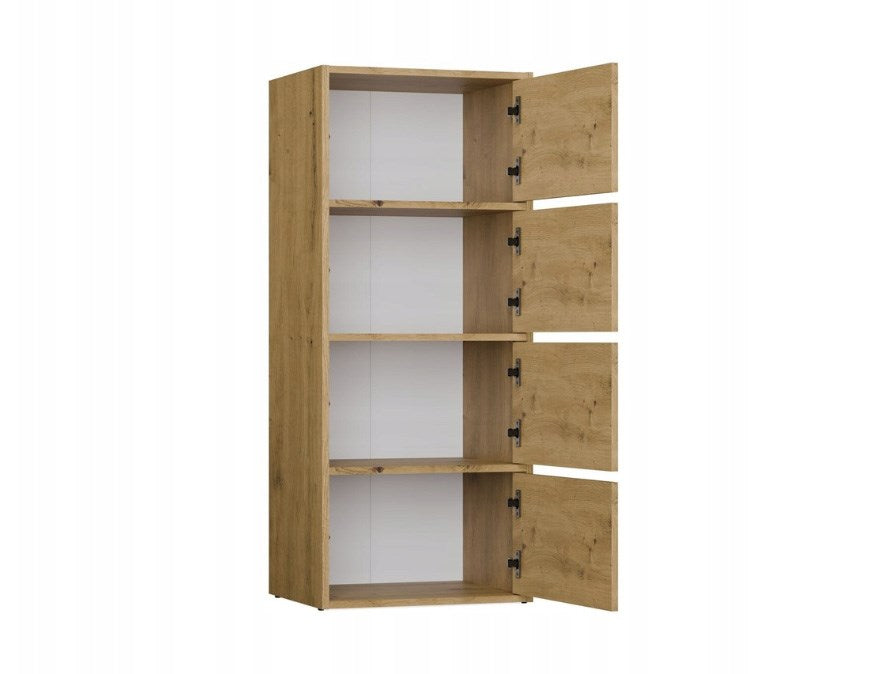 ALMA Chest of Drawers Anthracite/Artisan Oak