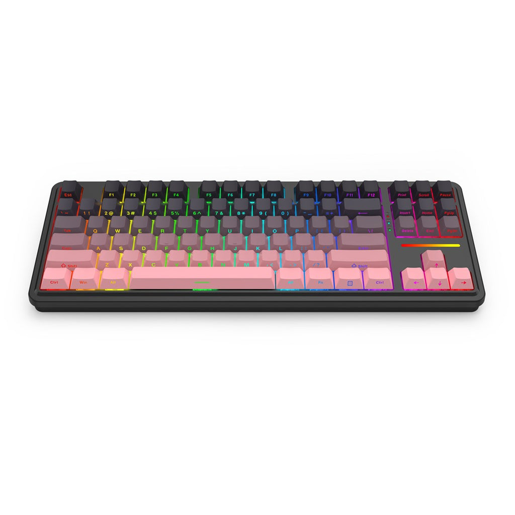 REDRAGON K728SP-RGB-PRO Antonium Pro keyboard USB + RF Wireless + Bluetooth Black  Pink