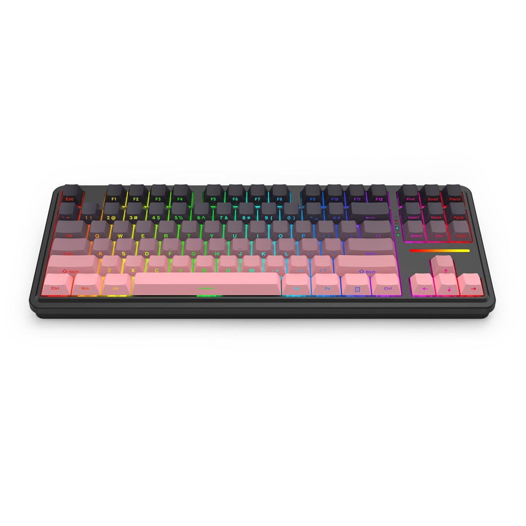 REDRAGON K728SP-RGB-PRO Antonium Pro keyboard USB + RF Wireless + Bluetooth Black  Pink
