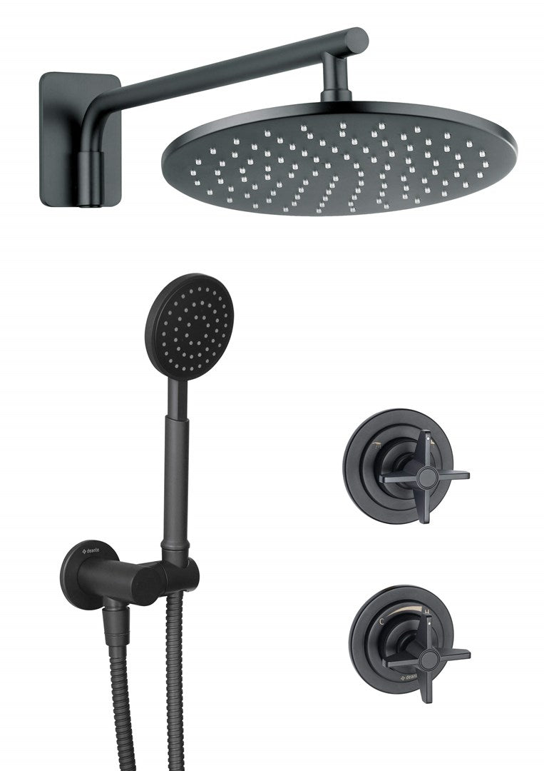 Deante TEMISTO NERO NAC N9QT Concealed Shower Set Matt Black