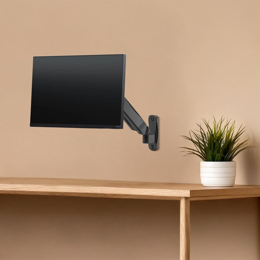 Maclean monitor wall mount  computer screen holder  17-32''  9kg max  mechanical spring  MC-979