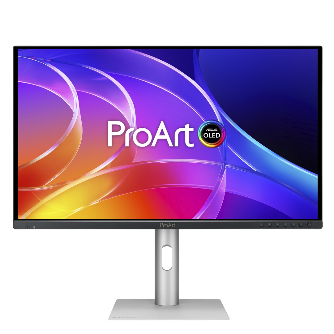 ASUS ProArt OLED PA279CDV computer monitor 67.3 cm (26.5 ) 3840 x 2160 pixels 4K Ultra HD QD-OLED Black  Silver