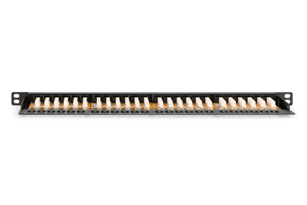 DIGITUS® CAT 6 Class E High Density Patch Panel - Unshielded 0.5U DN-91624U-SL-SH