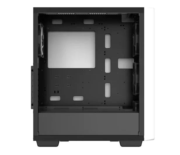 DeepCool CC560 WH V2 Midi Tower - Spacious Case with Pre-Installed LED Fans