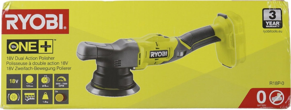 Ryobi Cordless Random Orbital Polisher ONE+ 18V 5133004845